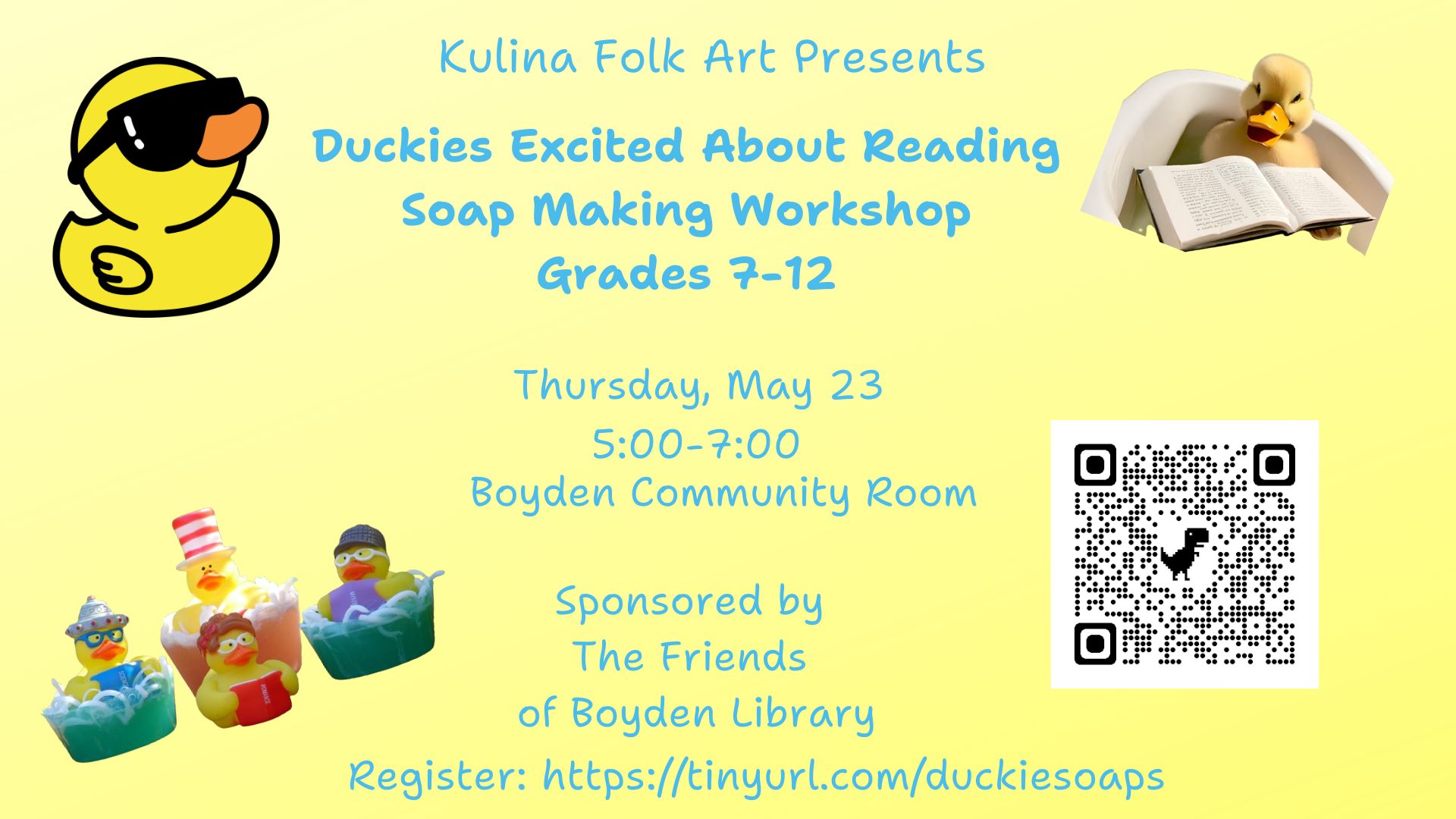 Duckie Soaps, Ducks Excited About Reading, Grades 7-12