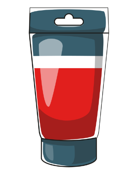 tube of acrylic paint