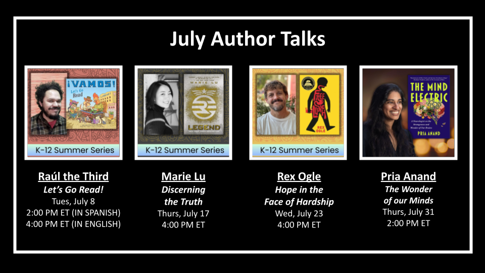 July 2025 Virtual Authors