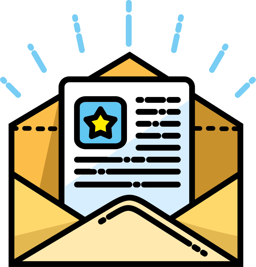 clipart image of a newletter