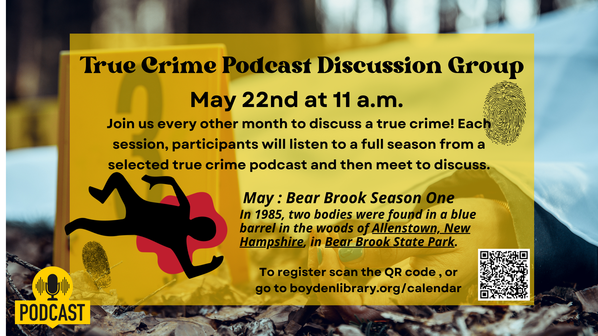 True Crime Podcast Discussion Group