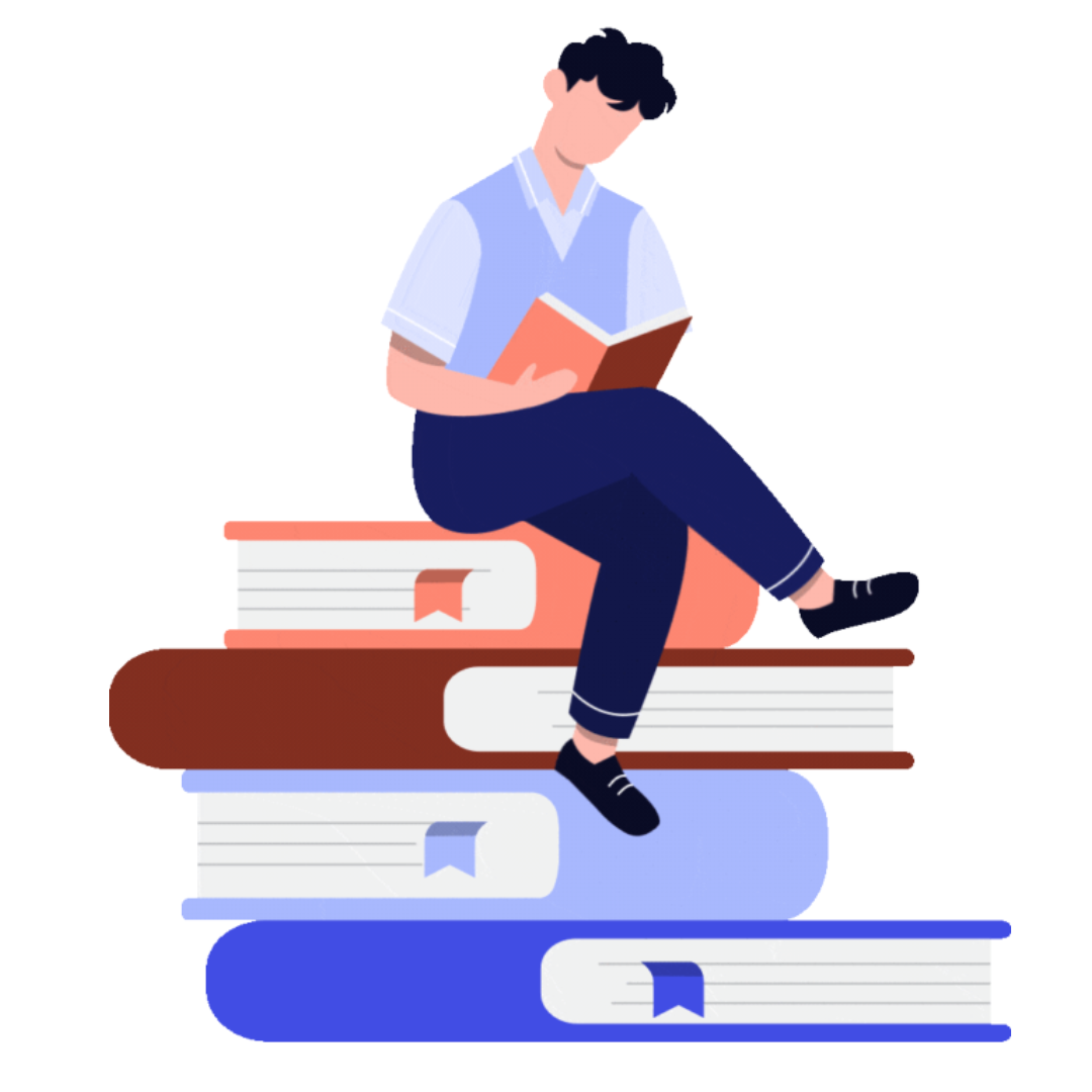 a person reading