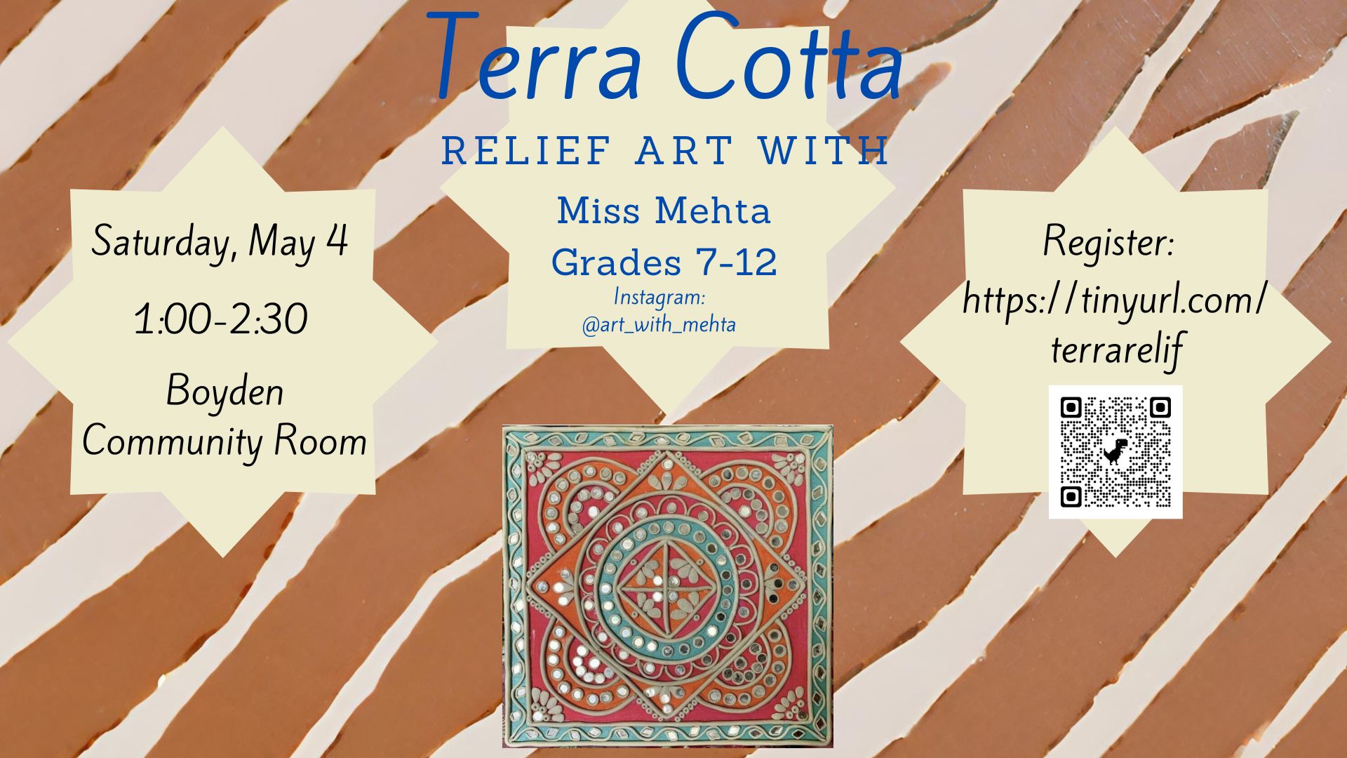 Terra Cotta Relief Work, Grades 7-12