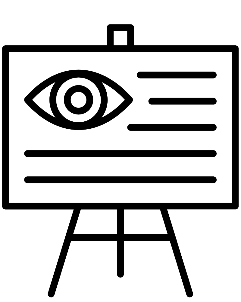 Clipart of a vision board