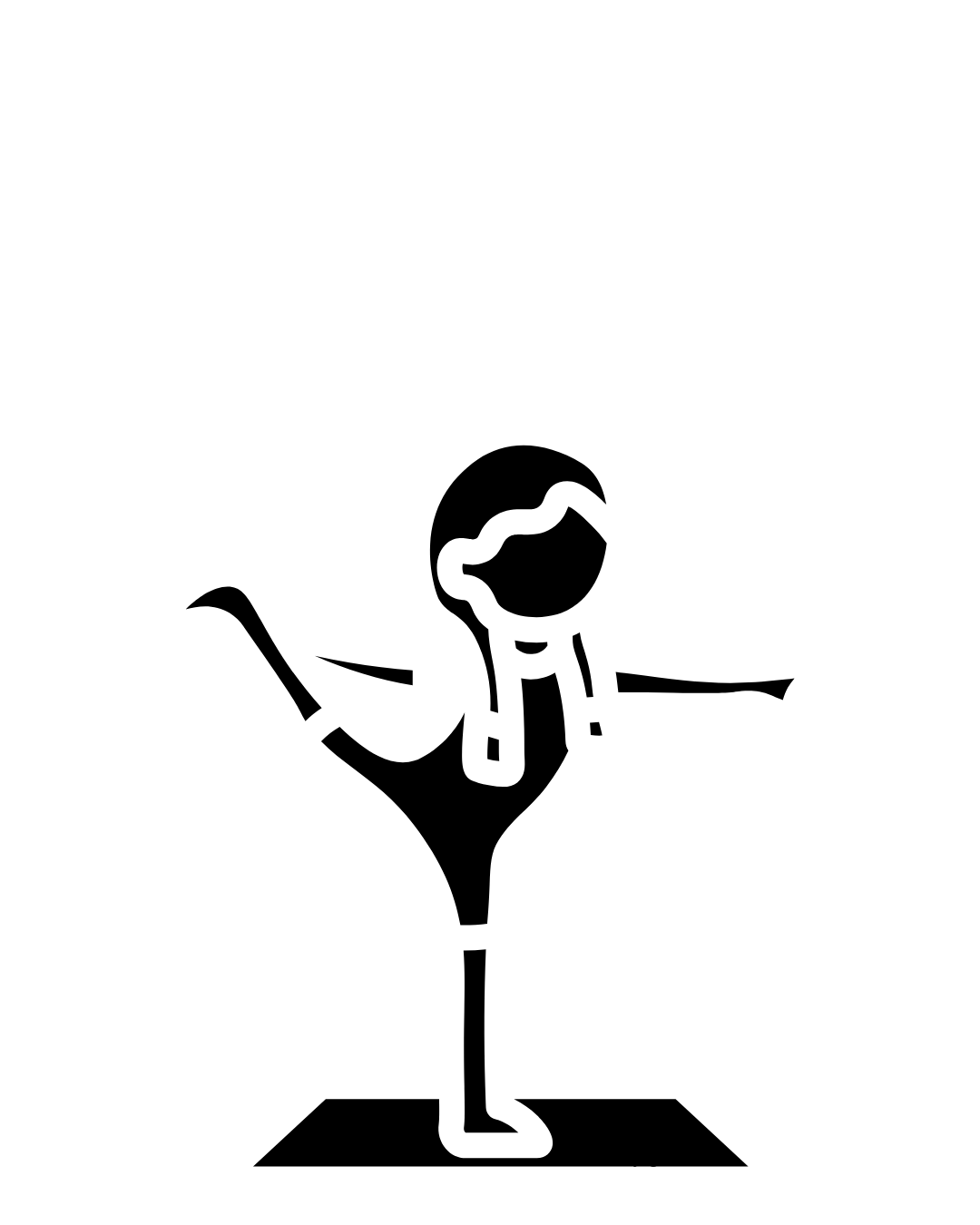 clipart of yoga pose