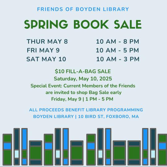 Friends Spring 2025 book sale