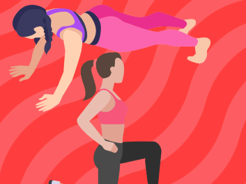 figures doing exercises