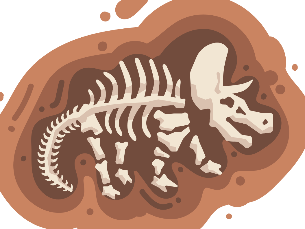 dinosaur bones