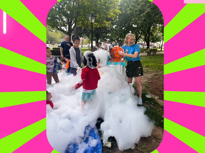 Photo of last years end of summer reading bash