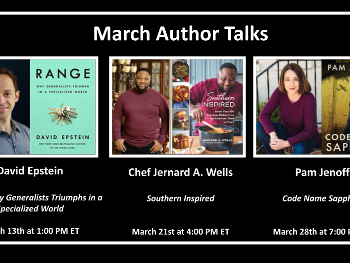 March Virtual Author Series