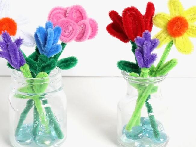 pipe cleaner flowers