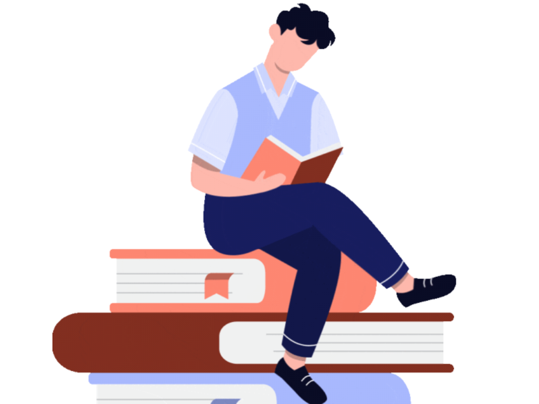 a person reading