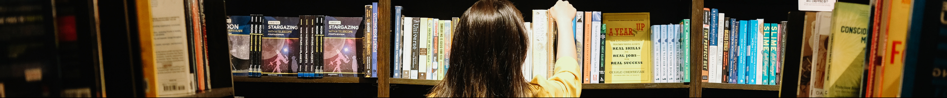 book store shelf